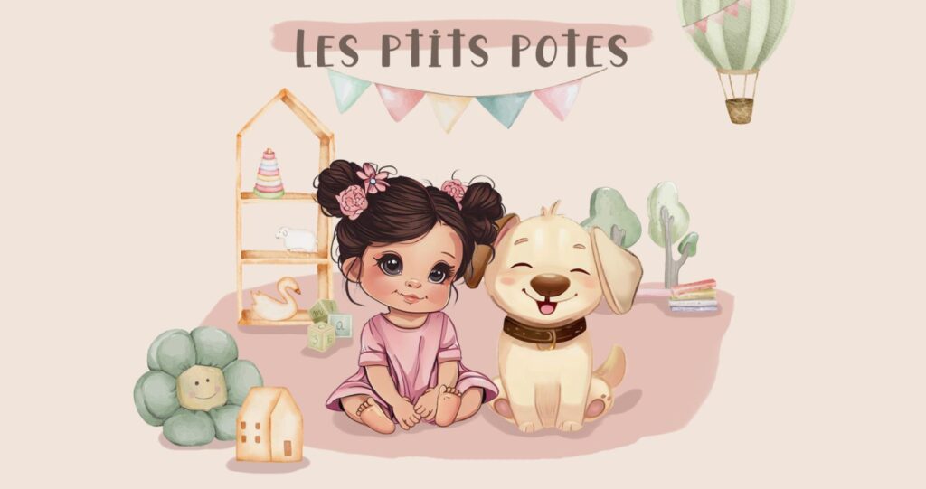 Illustration les petits potes Myrtille et Arthur