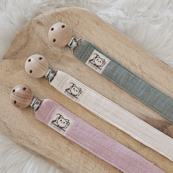 Attache-tétines tissu