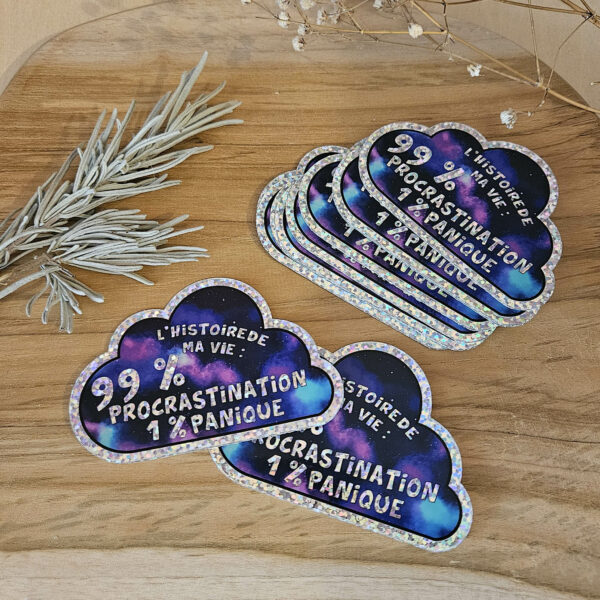stickers procrastination