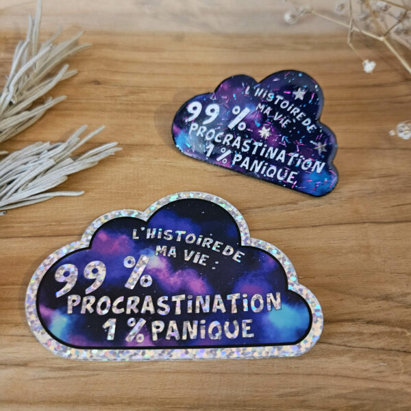 stickers procrastination