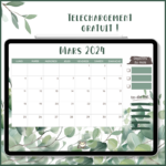 planning planner mars 2024