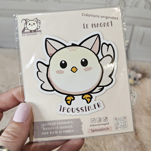 Magnet Poussin-chat