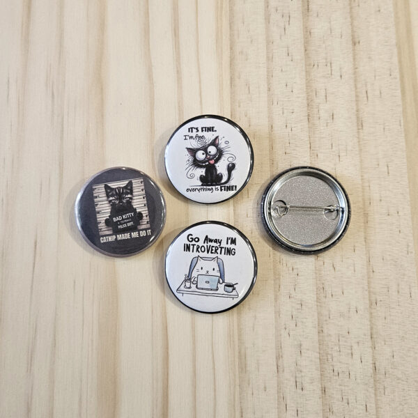 badges sarcasme chat drole humour