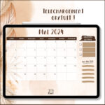Planning calendrier mai 2024 téléchargement gratuit