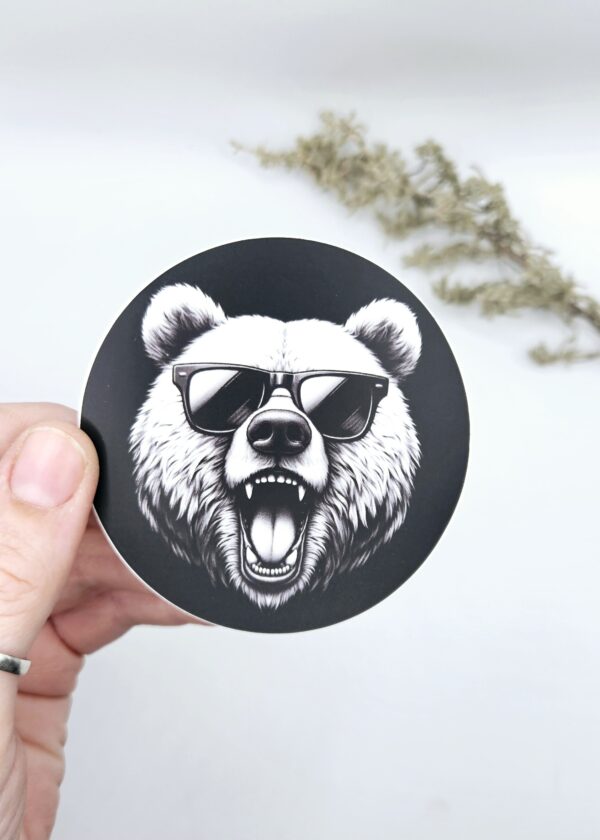 sticker papa ours