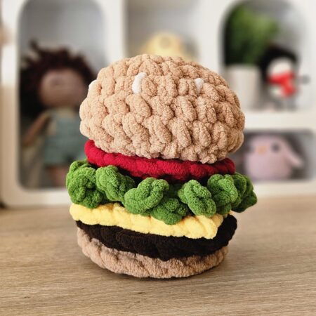 peluche hamburger fluffy