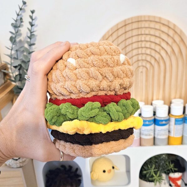 porte clé mini hamburger