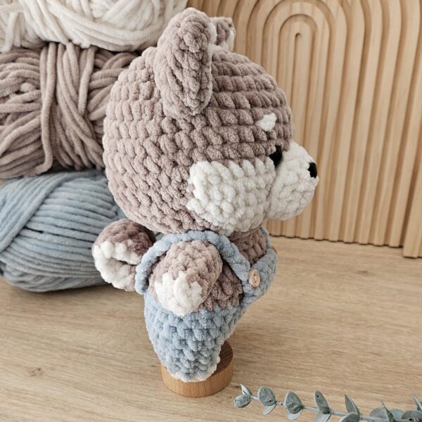 Peluche Shiba au crochet