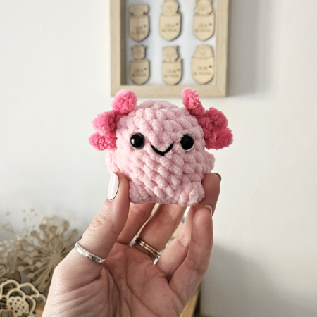 porte-clé, fait main axolotl