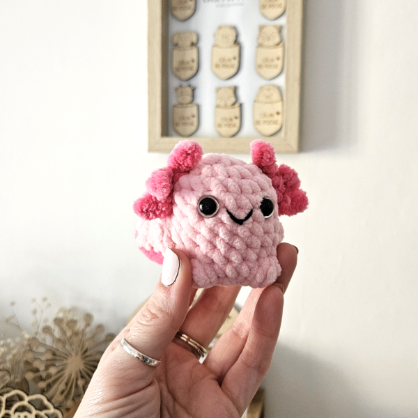 porte-clé, fait main axolotl