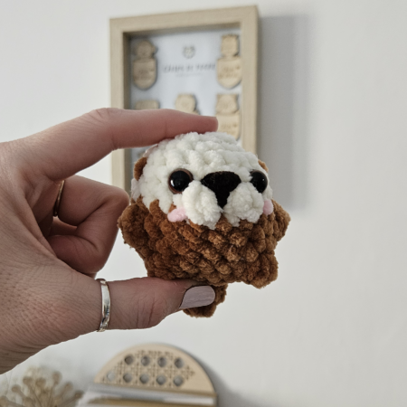 porte-clé, fait main loutre